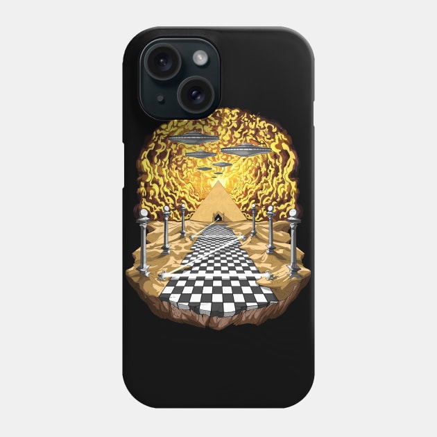 Egyptian Pyramids Aliens Phone Case by underheaven