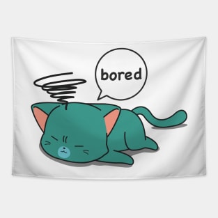 Bored Cat Tapestry