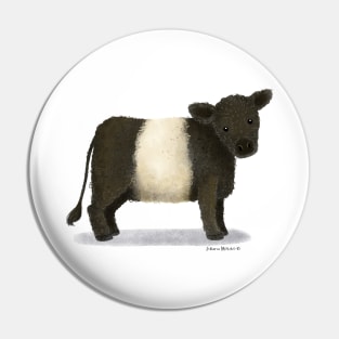 Belted Galloway Cattle Pin