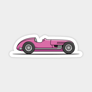 Classic Racing Car - Pink Magnet