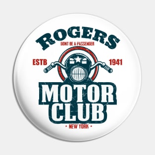 Rogers motor club Pin