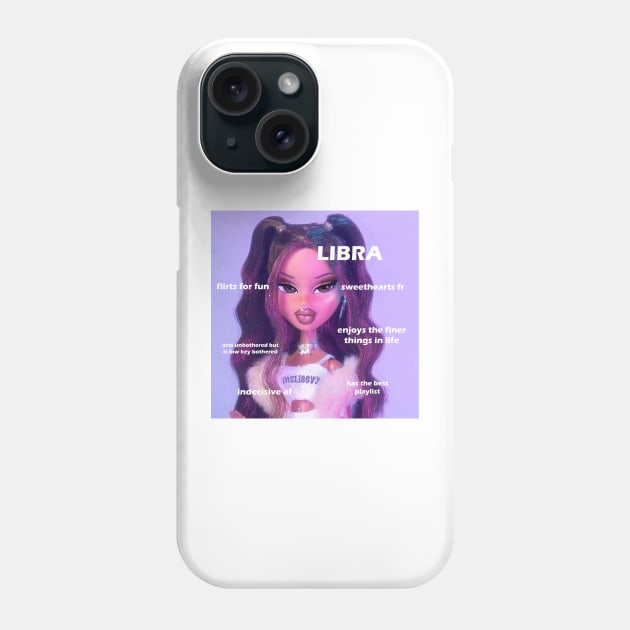 Libra Bratz astrology Phone Case by ematzzz