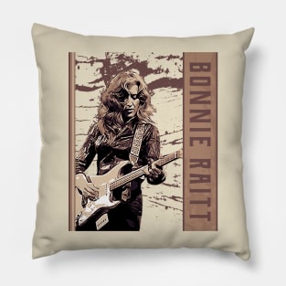 Bonnie Raitt // 70s // Classic Rock Pillow