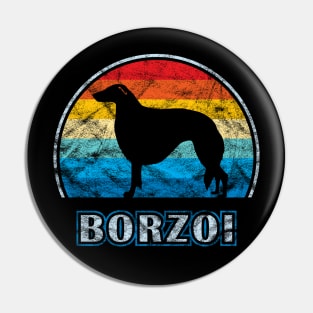 Borzoi Vintage Design Dog Pin