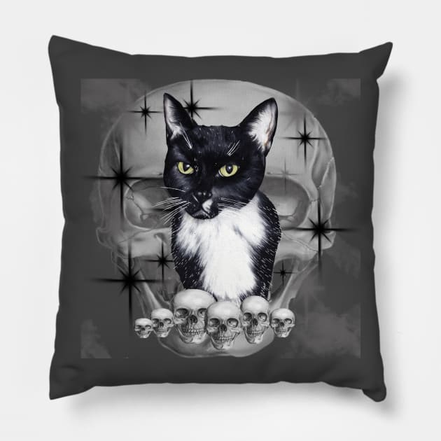 Witches Cat Pillow by Apatche