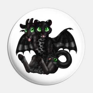 Chimera Cubs: Black Leopard Pin