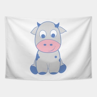 cute baby cow Tapestry