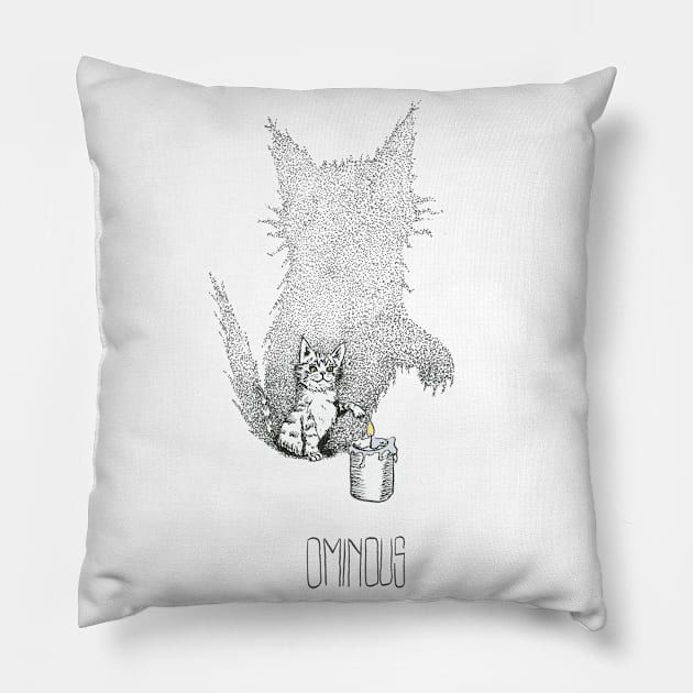 Kitten horror show Pillow by Créa'RiBo