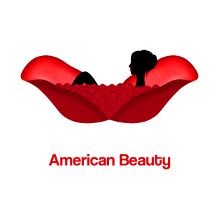 American Beauty movie fan art roses bath scene T-Shirt