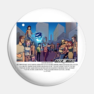 Geek By Night - Season One Artwork w/ Credits Pin