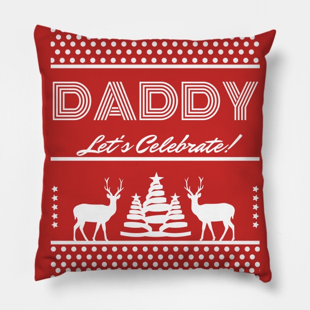 Merry Christmas daddy Pillow by rayanammmar