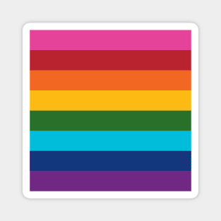 Pride Flag--Gilbert Baker's Original Design Magnet