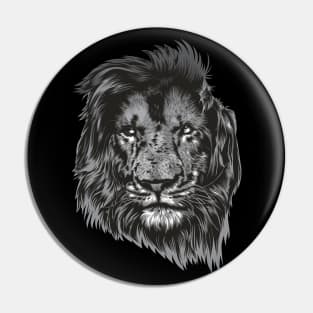 Cool Artwork Lion Design Pin