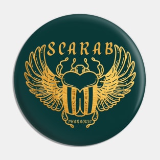 Pharaonic Scarab: Ancient Egypt Pin