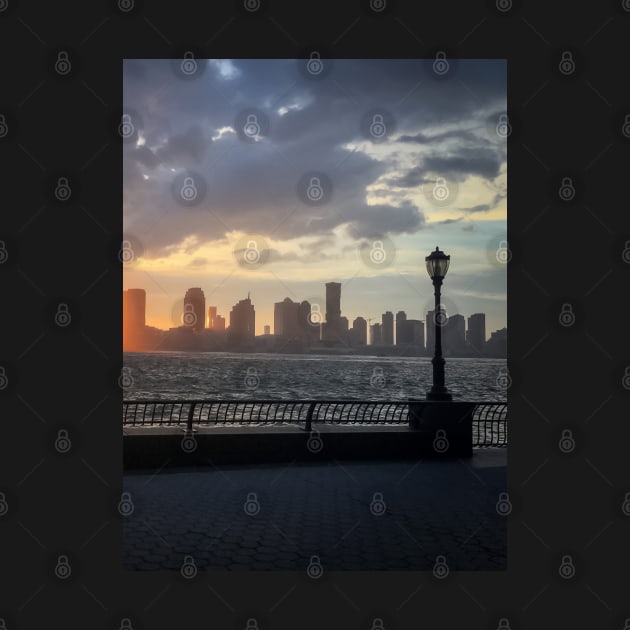 Sunset, Battery Park, Manhattan, NYC by eleonoraingrid