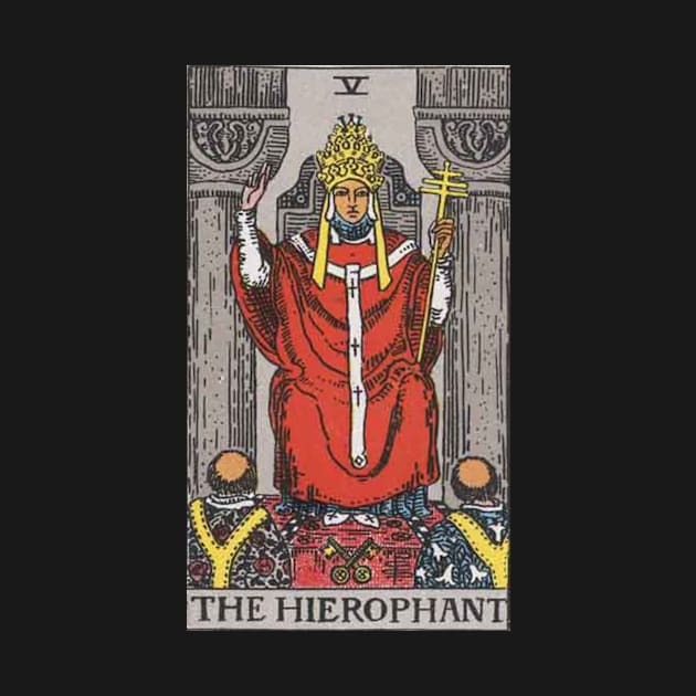 Tarot Deck - Major Arcana - V - The Hierophant by sezinun