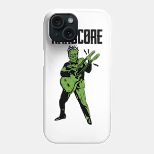 Hardcore guitarist Skull Phone Case