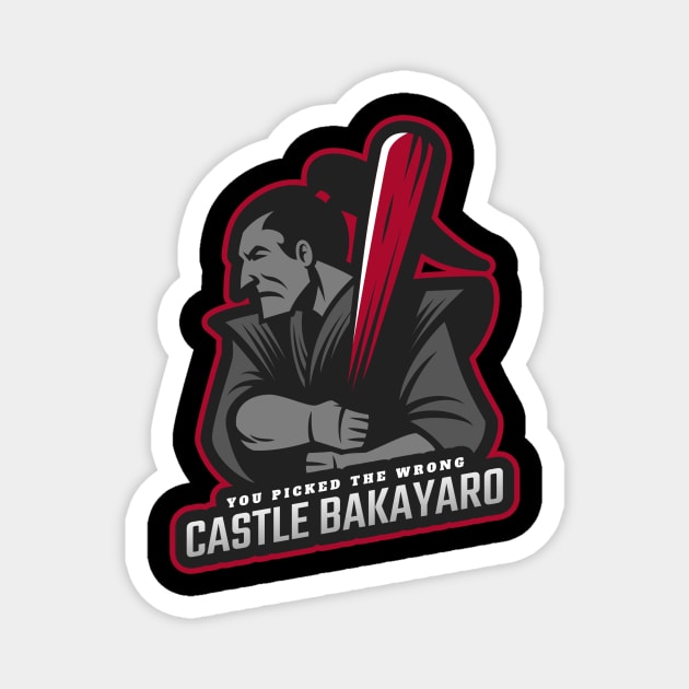 Bakayaro Ronin Samurai Magnet by OldCamp