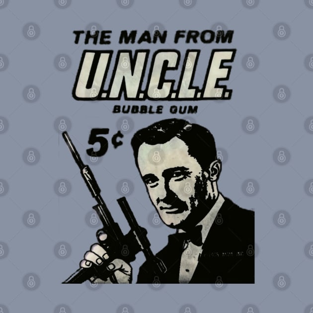 Vintage Man From U.N.C.L.E. with Napoleon Solo - Authentic, Distressed by offsetvinylfilm