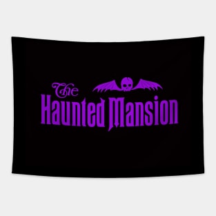 HAUNTED MANSION - Logo - Purple Tapestry