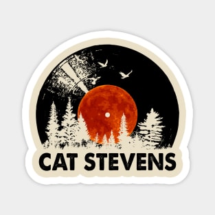 Stevens Name Record Music Forest Gift Magnet