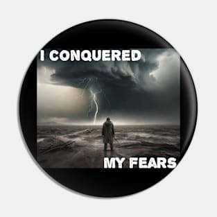 I conquered my fears V3 Pin