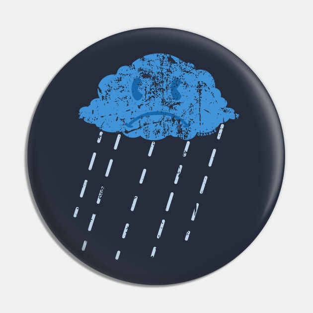 Stormy Little Rain Cloud (Distressed Version) Pin by Jan Grackle