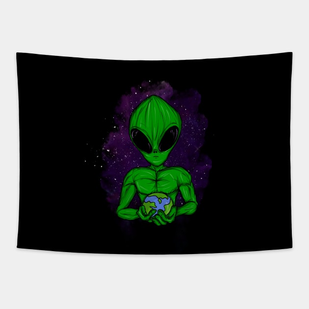 alien Tapestry by Amartwork