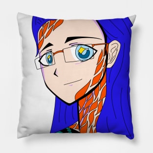 diana the caribbean woman ecopop Pillow