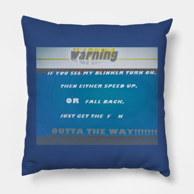 JUST MOVE IT! Pillow by St3ff_Ann_J3ff