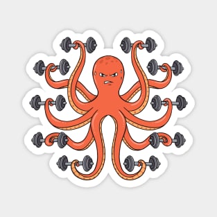 Gym funny Octopus Magnet