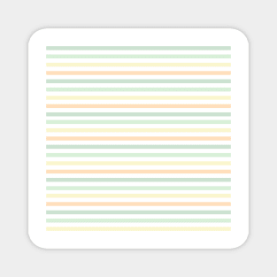 Pastel Stripes Pattern Magnet