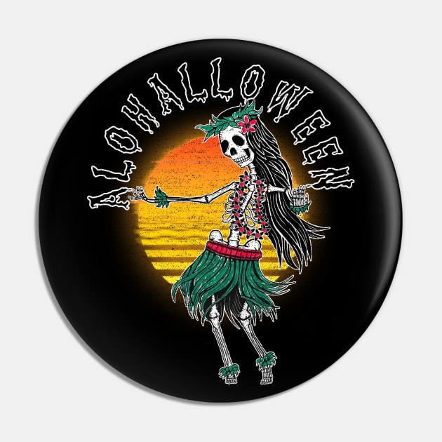 Hawaiian Halloween Pin by StarkCade