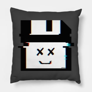 Dead Disk Glitch Pillow