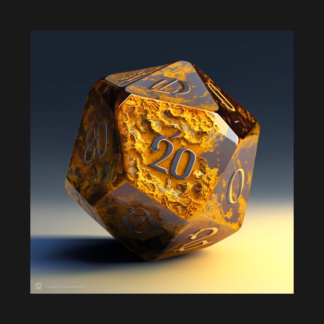 Dungeons and Dragons Golden Nat 20 by AICreateWorlds