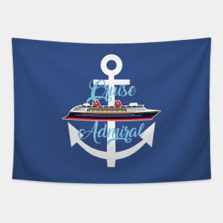 Magical Cruise Admiral Tapestry