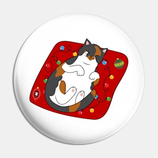 Christmas Kitty Pin