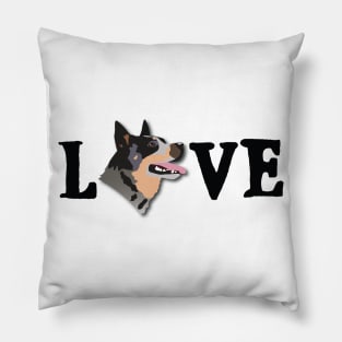 Australian Cattle Dog Love Pillow