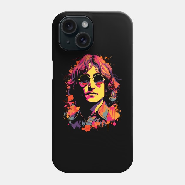 john lennon Phone Case by WildPackDesign