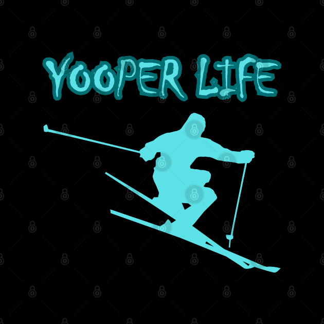 Yooper Life Skiing Mountains by The Yooper Life