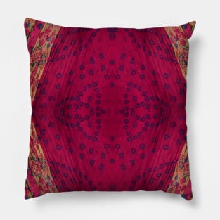 Colorful Sari Indian Pillow