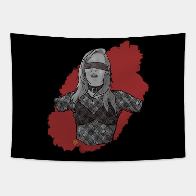 Blindfold Tapestry by ArtOfTheNerd