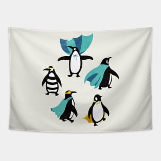 Penguin Power Tapestry