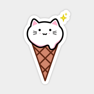 Kitty x Ice Cream Magnet