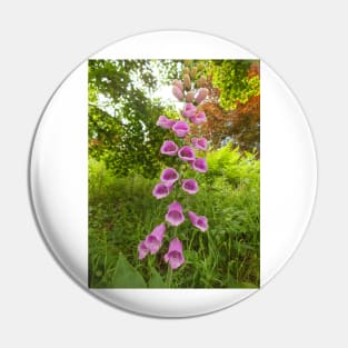 Pink Foxglove Pin