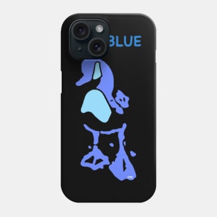 I LOVE BLUE Phone Case