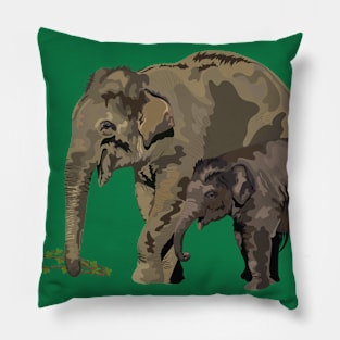 Elephants Never Forget Pillow
