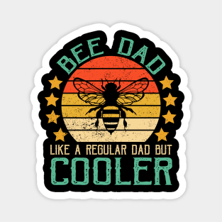 Bee Dad Beekeeper Funny Beekeeping Father's Day Magnet