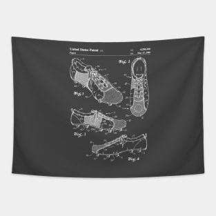 Soccer Boots Patent - Football Boots Art - Antique Tapestry