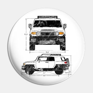 Birthday, Gift, Fj, Cruiser, Car, Brand, Car, For, Men, Vintage, Car, Lover, For, Men Pin